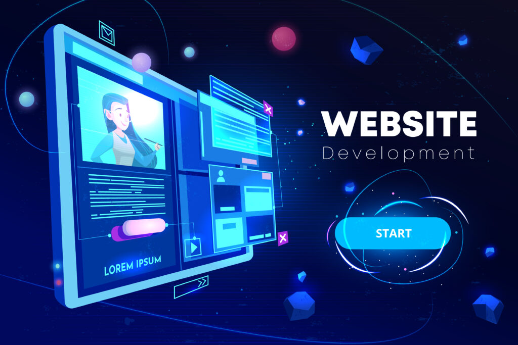 website development banner, programming technology website development banner, programming technology